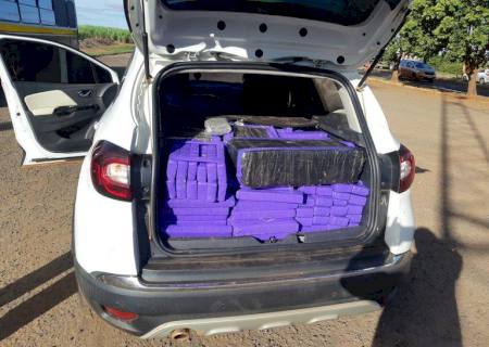 Carro com 700 kg de maconha é apreendido em Nova Alvorada do Sul